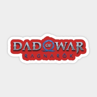 Dad of War Ragnarok Sticker